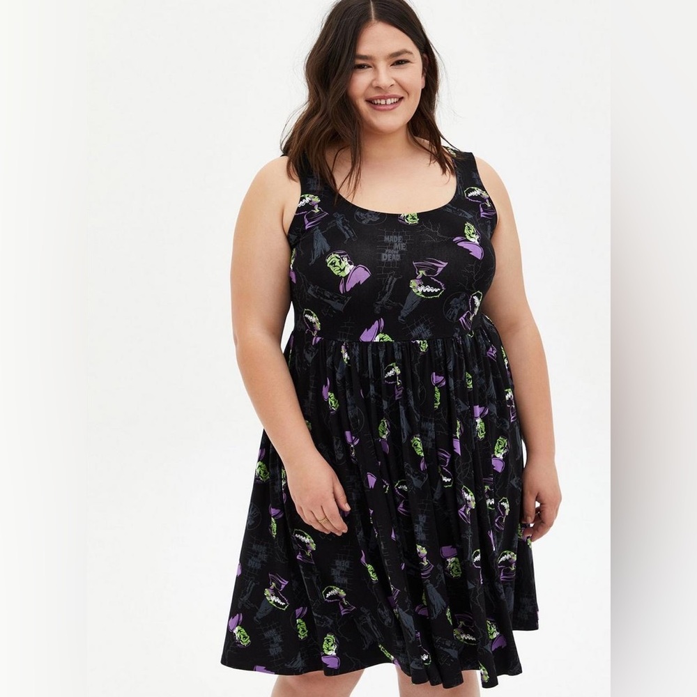 Torrid NWT Universal Monster Frankenstein Skater Dress SOLD OUT